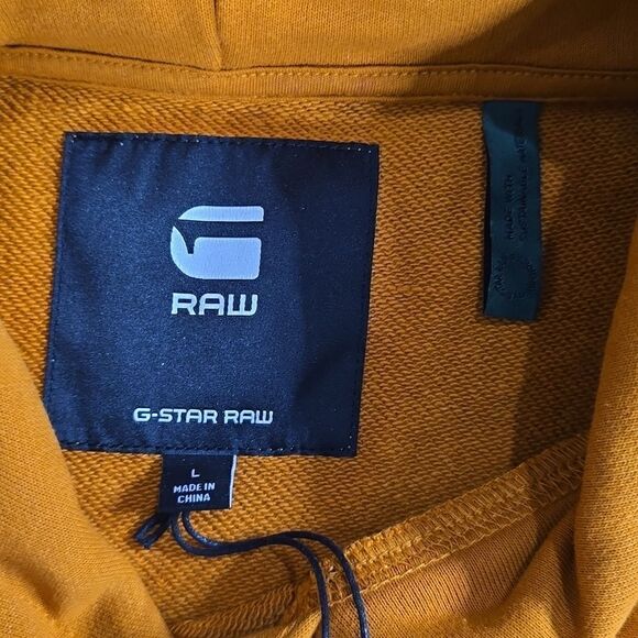 300 NWT G Star Raw Splatter Graphic Hoodie Size Large - Picture 5 of 9